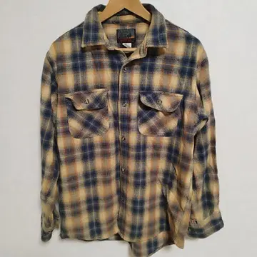 M 사이즈 EDWIN 에드윈 헤비 플란넬 셔츠 옴브레 체크