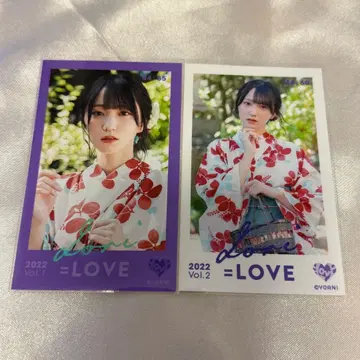 노구치 이오리 미니 포토 카드 여름 축제 사랑에 빠지다