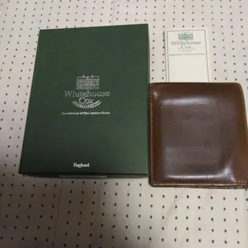 화이트하우스 콕스 브라운 접이식 지갑