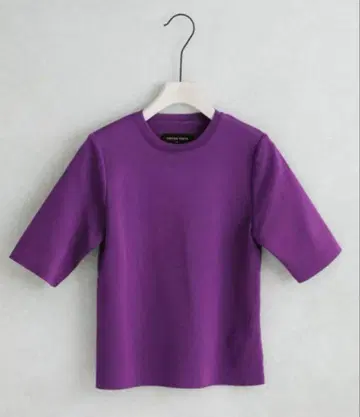 UNITED TOKYO 퍼플 반팔 니트