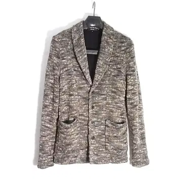 size 44 셀락 SHELLAC 니트 자켓 브라운 계열 멜란지