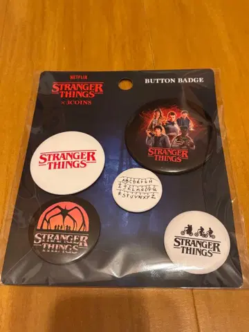 스트레인저 씽스 캔뱃지 세트 3coins