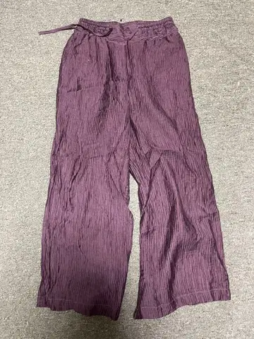 URBAN RESEARCH 퍼플 와이드 팬츠 L 사이즈