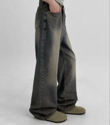 BLACKUP [MADE] 차타 스탠다드 와이드 데님