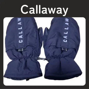 Callaway 카이로 포켓 부착 양손 보온 미튼 블랙 프리 사이즈