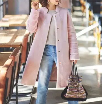 birthdaybash 핑크 롱 코트 새상품급