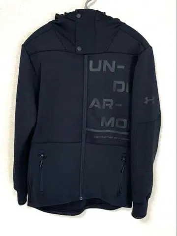 UNDER ARMOUR 스포츠 웨어 후드 부착 블랙 M