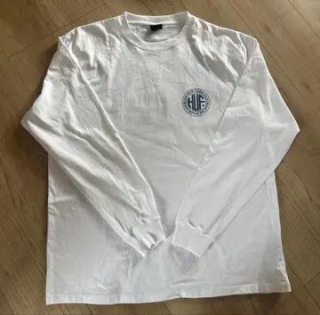 HUF 하프 L 사이즈 롱T 긴팔T셔츠 화이트 스트릿