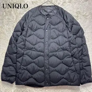 [새상품급] 유니클로 화이트 마운티니어링 다운 퀼팅 블랙 M