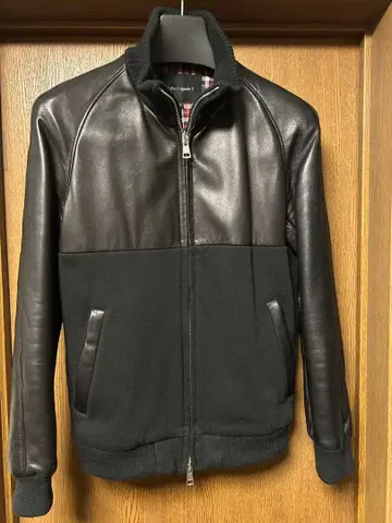 26만 1piu1uguale3 가죽 자켓 블루종 라이더