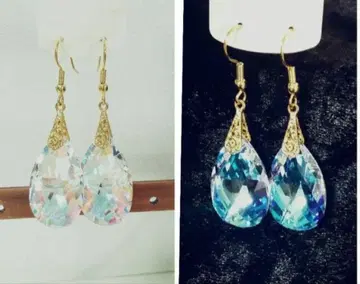 새상품 스와로브스키 각인 오로라 골드 귀걸이