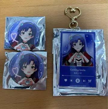 키사라기 치하야 데라 마스 뮤직 플레이어풍 키링 44mm 캔뱃지