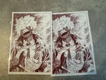 나의 히어로 아카데미아 히로아카 원화전 캔 엽서 다비