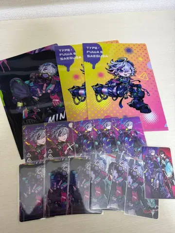 니지산지 Stun Mode 포토 카드 후와 미나토 금박 노멀 특전