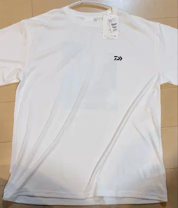 [새상품급] DAIWA 다이와 백 프린트 T셔츠 XL 사이즈 화이트