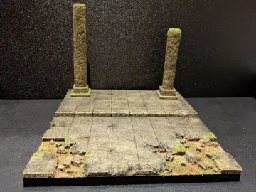 디오라마 베이스 폐허 유적 피규아트 드래곤 퀘스트 가샤폰 퀘스트 354