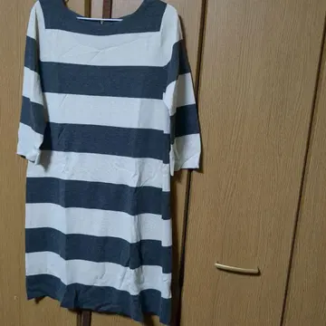 자유구 44 빅 사이즈 튜닉 울 원피스