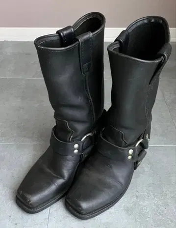 y2k archive USA제 엔지니어 부츠 빈티지 블랙