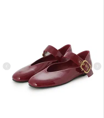 Mila Owen 와이드 벨트 발레 슈즈 BRD