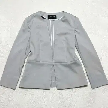 새상품급 인터플래닛 노카라 자켓 페플럼 비즈니스 40