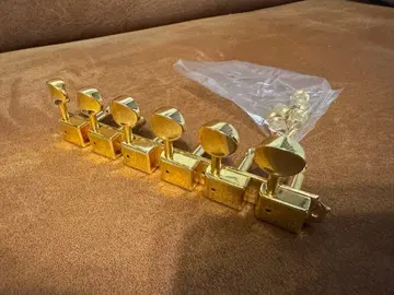 Kluson 6련 KD-6BP-GM 골드 기타 페그