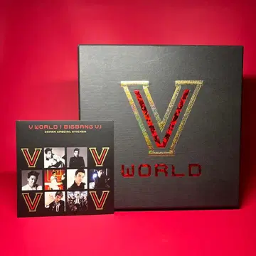 BIGBANG V WORLD DVD CD 스티커 포함 V.I 승리