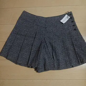 PENYTON PLACE 트위드풍 블랙 화이트 핑크 실버 숏팬츠 15호