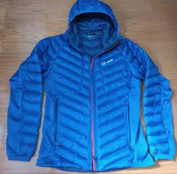 berghaus 다운 스웨터 파랑 블루 후드 부착 다운 자켓