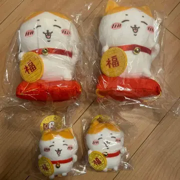 치이카와 (먼작귀) 초복 하치와레 봉제 인형 하치와레 마스코트 4점 세트