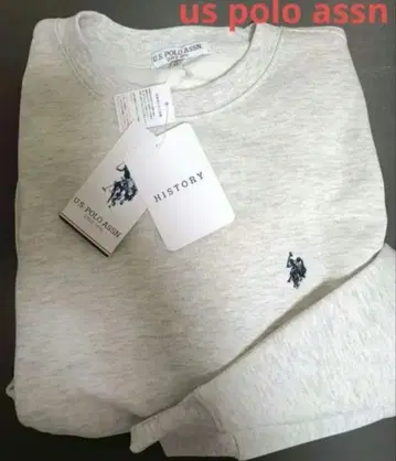 택 포함 미사용품 US POLO ASSN 맨투맨 트레이닝복 남성용