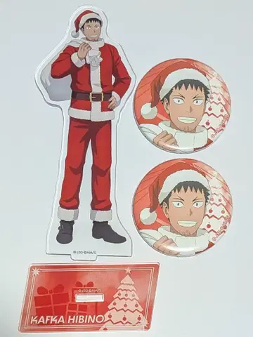 히비노 카프카 괴수 8호 아크릴 스탠드 캔뱃지 산타