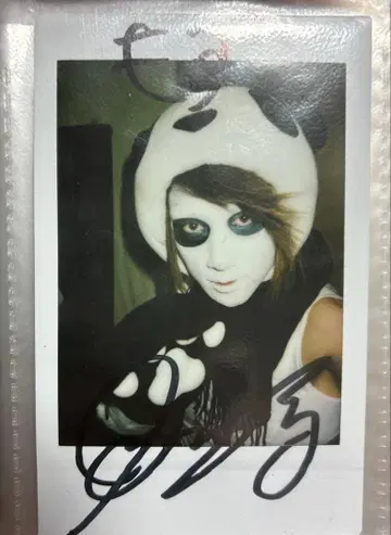 골든 폭격기 타루이시 켄지 친필 사인 폴라로이드 달비슈