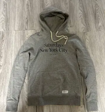 Saturdays New York City 그레이 후드티 s