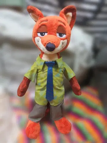 타카라토미아츠 주토피아 닉 와일드 봉제 인형 45cm 정품