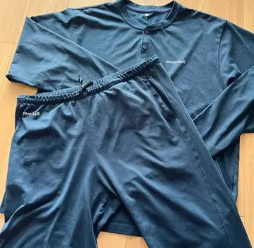 몽벨 트래블 니트 파자마 롱 슬리브 XL #1114519