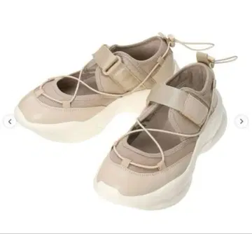 새상품 사만사 모스모스 벨크로 스니커즈 베이지 XL 사이즈