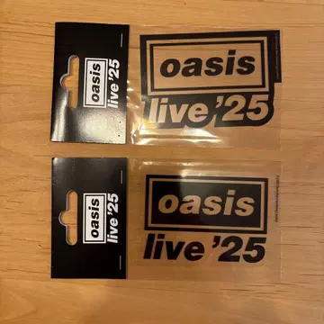 oasis live '25 스티커 2장 세트
