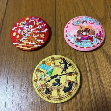 디즈니 자수 캔뱃지 2개 3개 세트