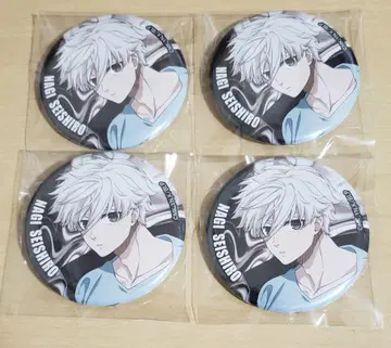 블루 록 나이트 축구 캔뱃지 나기 세이시로 4개