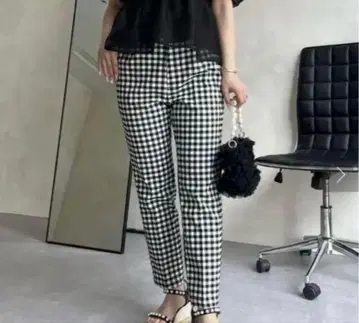 prose verse 프로즈베일 L 사이즈 체크 무늬 체크 무늬 팬츠