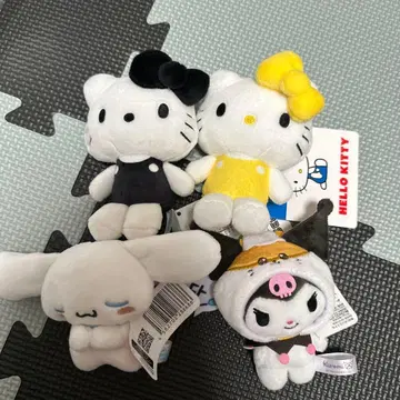 산리오 봉제 인형 4개 세트