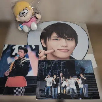 Timelesz 시노즈카 다이키 봉제 인형 클리어 파일 부채 세트