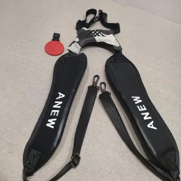 ANEW X형 숄더 벨트/스트랩 블랙/화이트