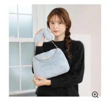 [미사용 새상품] 마리콴트 W체인퍼 2WAY 숄더 (블루)