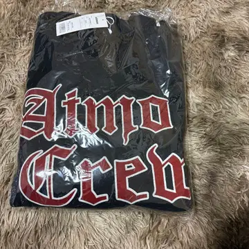 atmos Flocky Print Sweatshirt BLACK