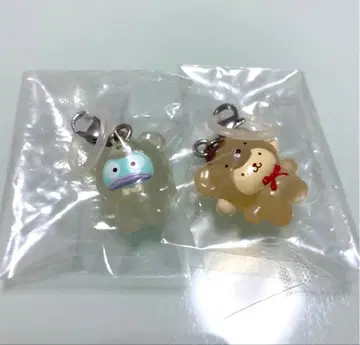 산리오 라떼곰 메지루시 액세서리 폼폼푸딩 한교동