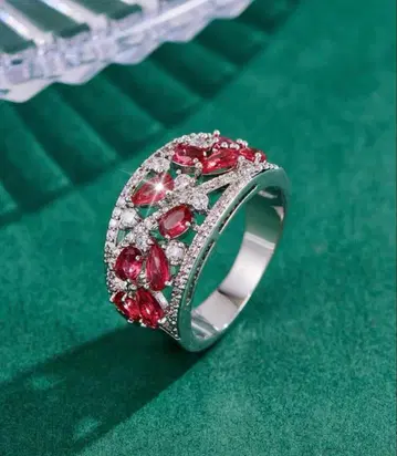 루비 모이사나이트 Pt 코팅 S925 인증서는 플러스 2000엔입니다