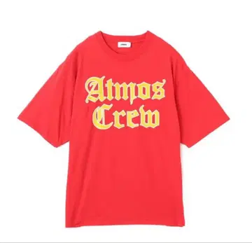 atmos Flocky Print T셔츠 RED