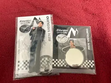 메구로 렌 SnowMan ON 아크릴 스탠드 & 거울 스티커 세트