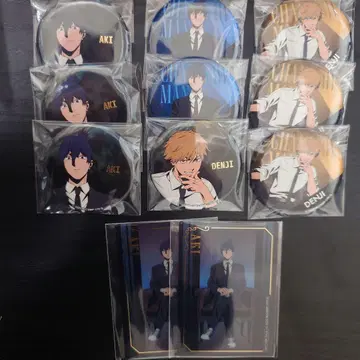 체인소 맨 플라자 로프트 PLAZA LOFT 금박 캔뱃지 은박